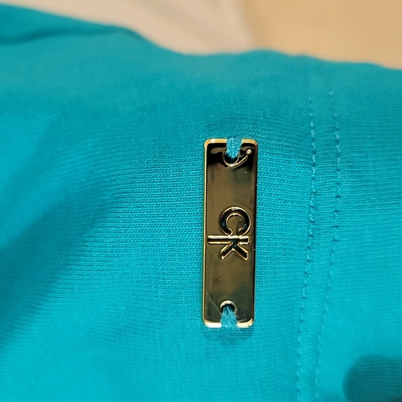 Calvin klein womens dress short sleeve blue and white detailing size small - Picture 5 of 7